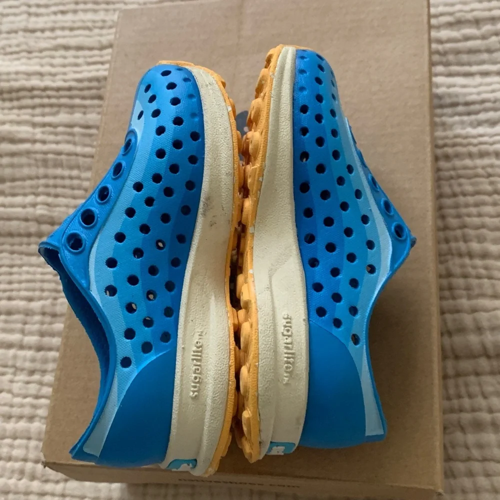 Native kids/ baby Robbie Aqua Blue Slip-On Water Shoes - size C4